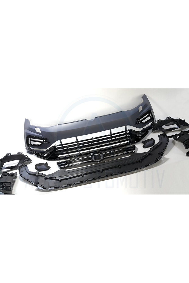 VW GOLF 7 - 7,5 MK7 2012-2020 R LİNE KOMPLE ÖN TAMPON SETİ - 4