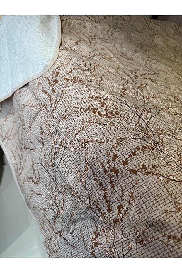 Sprout Pattern Printed 200X240 Cm. Double (Battal) Single Pike - 6
