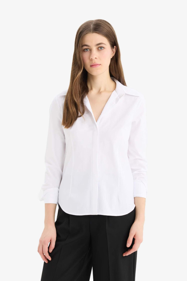 Women's Long Sleeve Shirt Y4651Az/Wt34