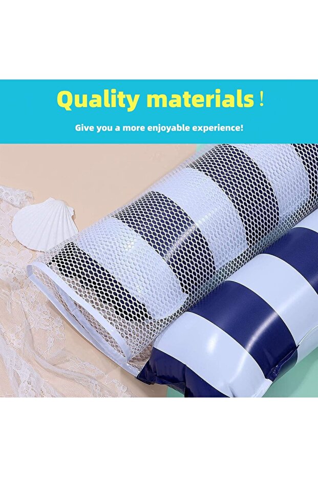 Yodooshi 【4 Pack】 Inflatable Pool Floats Hammock Water Hammock Lounges Multi Purpose Swimming Pool - 4