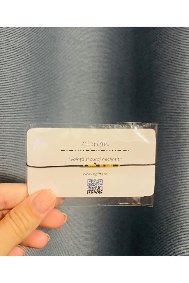 Bratara Cod Morse - Ciprian - 1