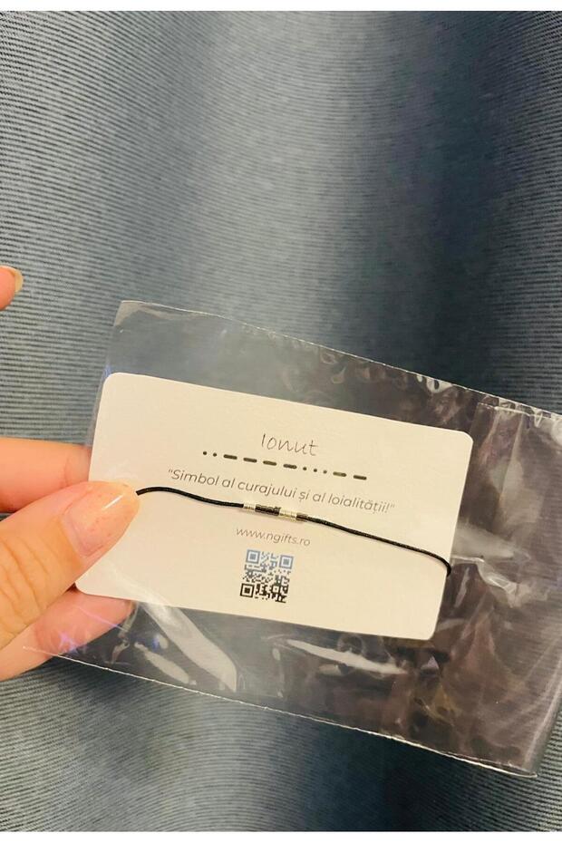 Morse Code Bracelet - Ionut - 1