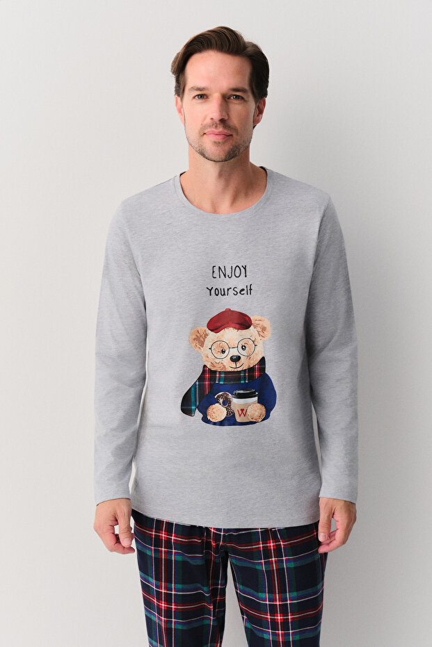 Teddy Bear Erkek Pijama Takımı - 2
