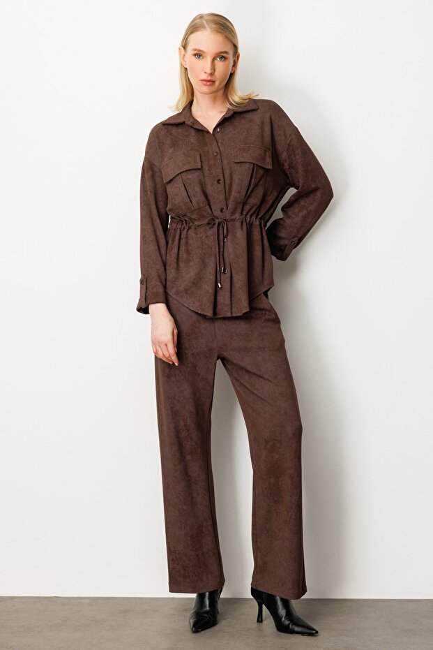 Batik Patterned Button Front Jacket - 3