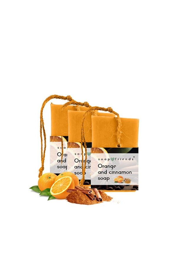 SPA Orange and Cinnamon Soap | 3x60g – Glycerin Soap for Moisturized and Smooth Skin