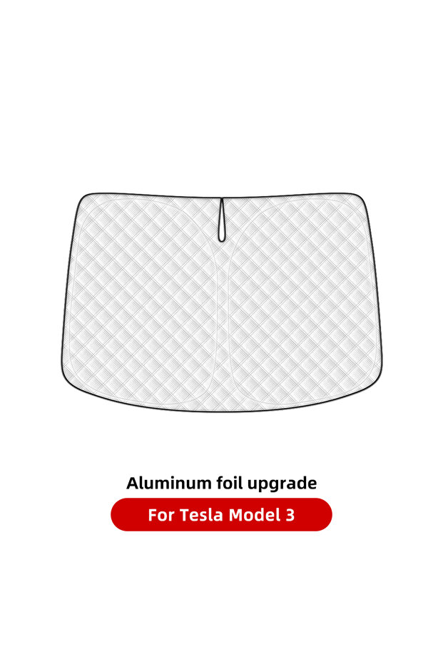For M3 aluminum foil YZ For Tesla Model Y 3 Highland Juniper 2021-2025 Car Sun shade Front Window Sh