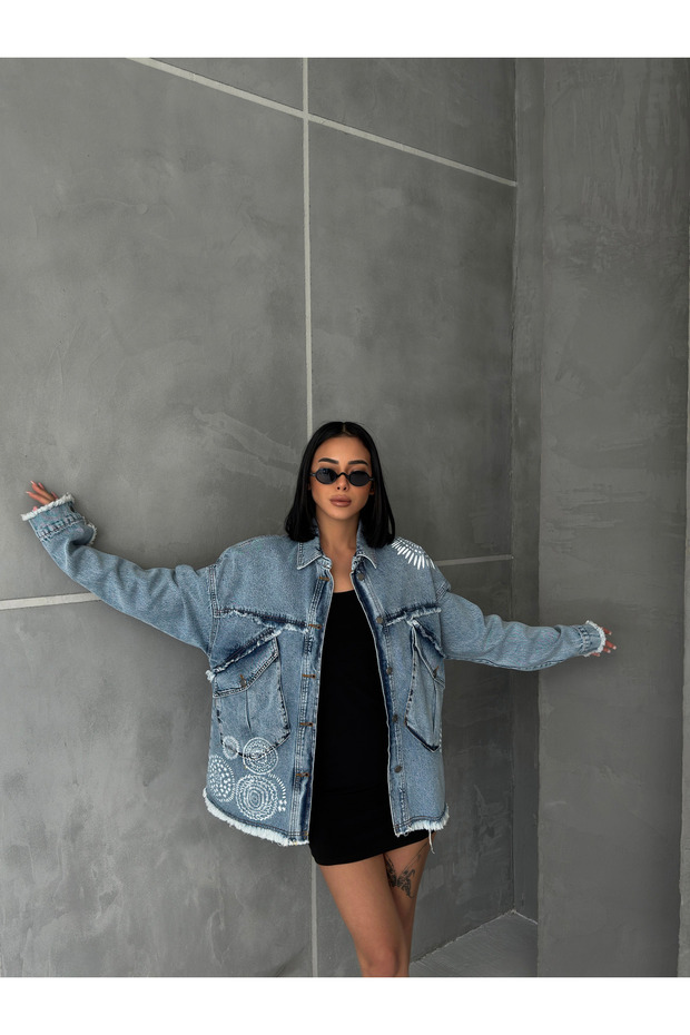 Kadın kot çeket - 2