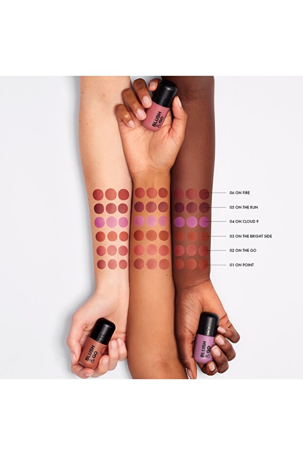 Pratik Sürüm Mat Bitişli Likit Allık – Blush & Go Serisi - 5