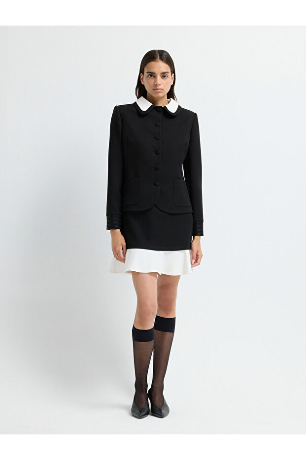 Kolsuz Mini Elbise - 7