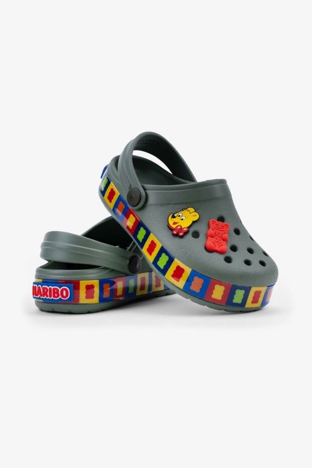 Çocuk Akıllı Taban Sandalet-Haki - 1
