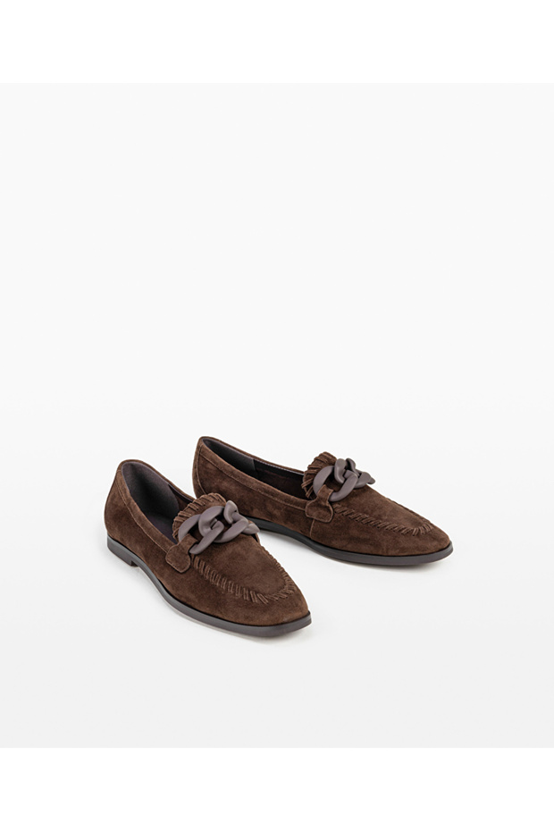 %100 deri loafer - 3