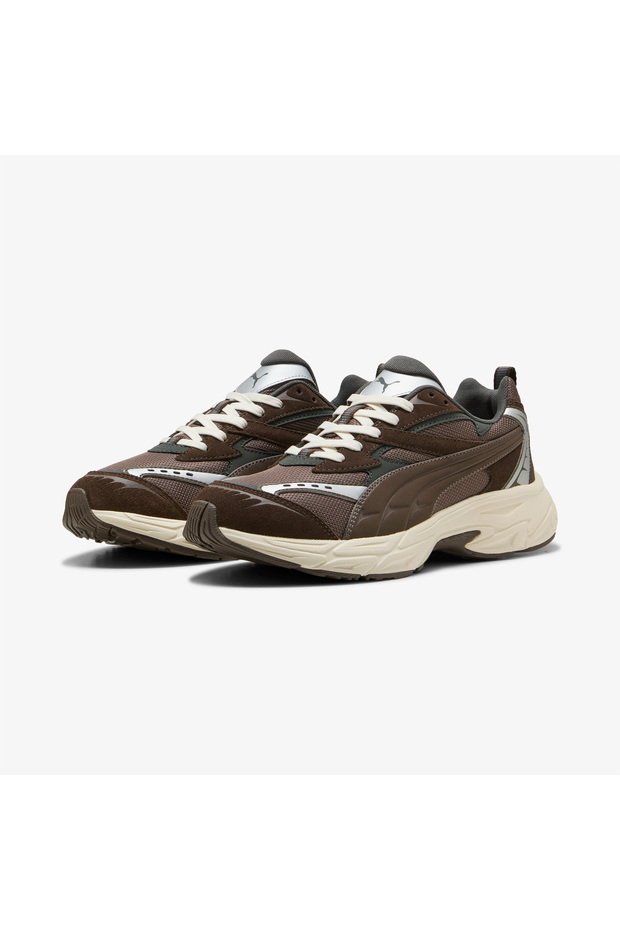 Morphic Retro Unisex Kahverengi Spor Ayakkabı - 2
