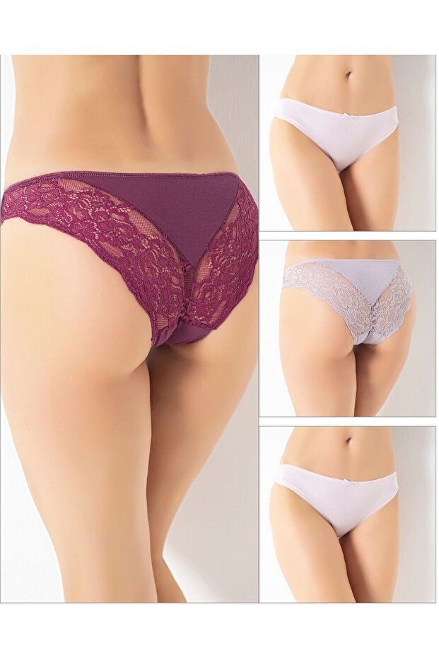 KADIN DANTELLI BIKINI 4 LU PAKET - 1