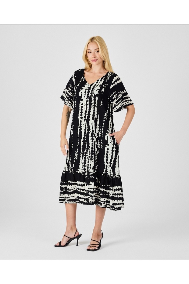 Women's Wide Cut Viscose Dress