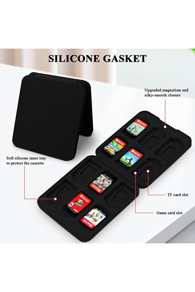 حافظة بطاقات ألعاب Switch، حامل ألعاب Switch، صندوق تخزين البطاقات، Nintendo Switch Oled/Switch/Switch Lite - 5