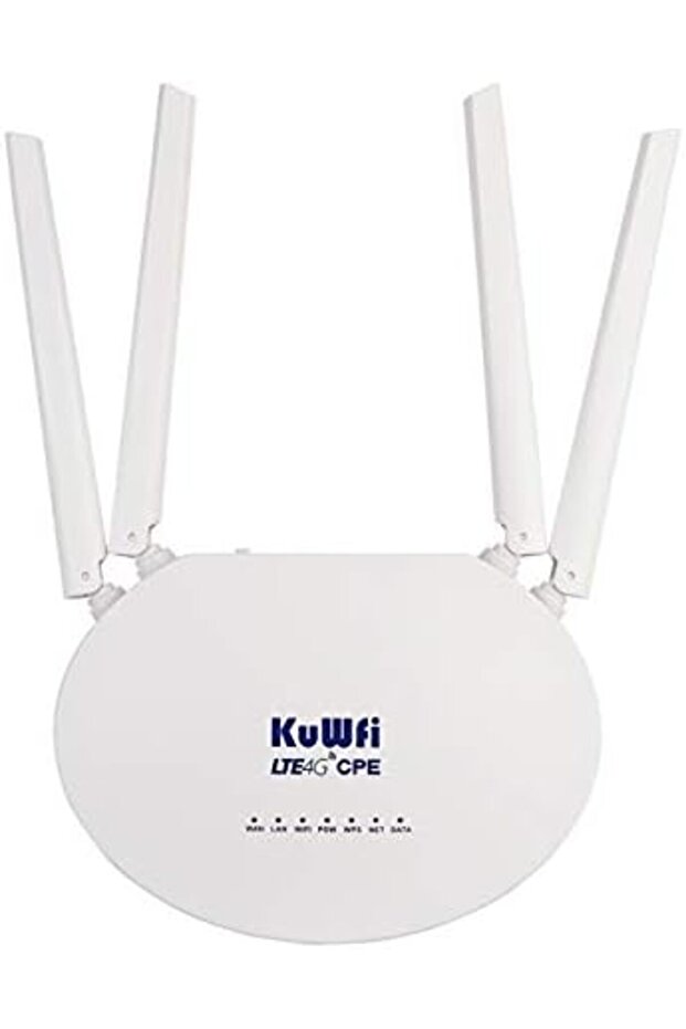 4G LTE SIM Router Wireless WiFi Internet 300Mbps Unlocked with 4pcs Non-Detachable Antennas Mo