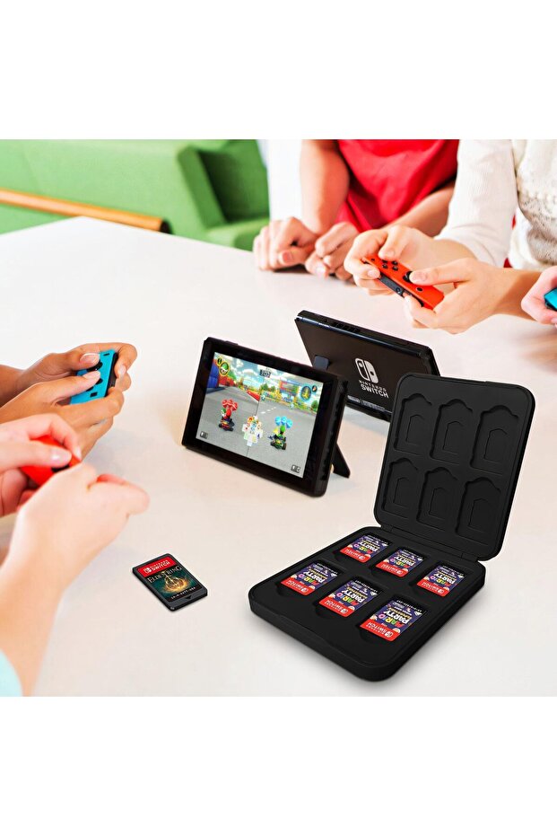 حافظة بطاقات ألعاب Switch، حامل ألعاب Switch، صندوق تخزين البطاقات، Nintendo Switch Oled/Switch/Switch Lite - 7