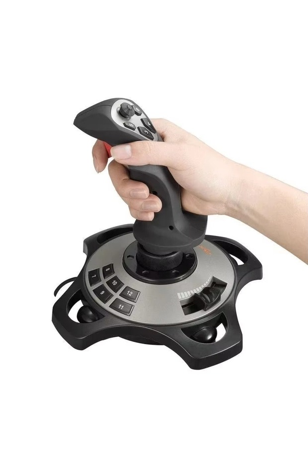2113 Pro Uçuş Simülatör Joystick Kontrolcü PC - 1