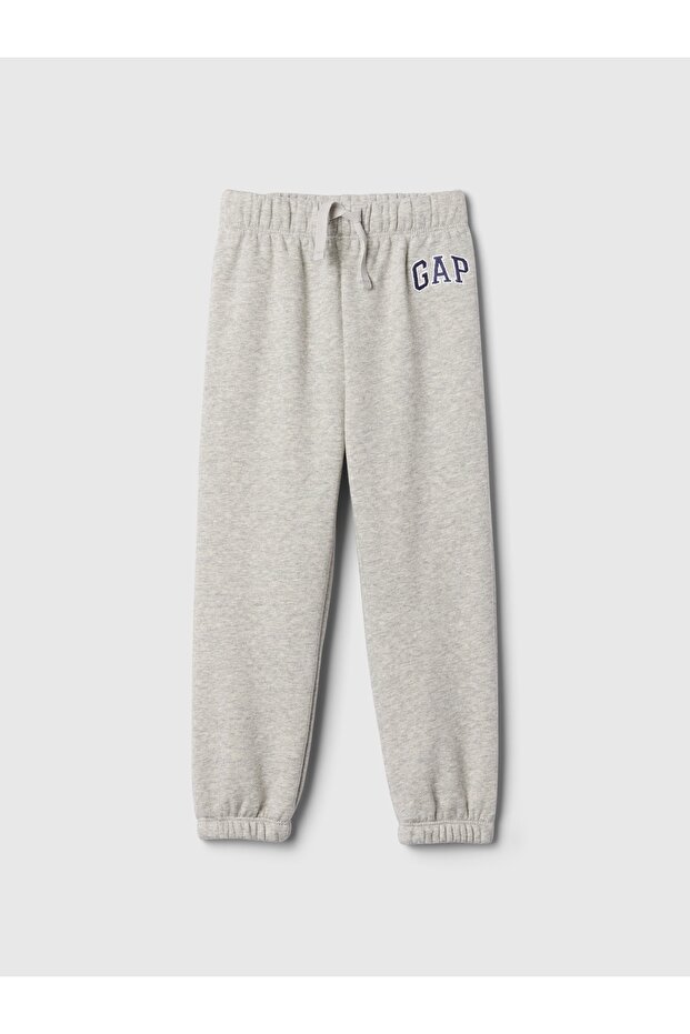 Baby Boy Gray Relaxed Logo Pull-On Jogger Sweatpants