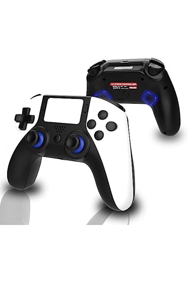 P4 PC Wireless Bluetooth Controller - Gamepad with 2 Remap Keys, Rechargeable Battery, 3.5mm - 2