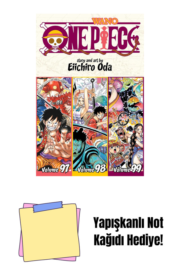 One Piece (Omnibus Edition), Vol. 33: Includes vols. 97, 98 & 99: Volume 33 + Yapışkanlı Not Kağıdı - 1