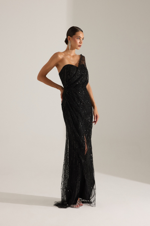 ELEANOR SİYAH ELBİSE - 6