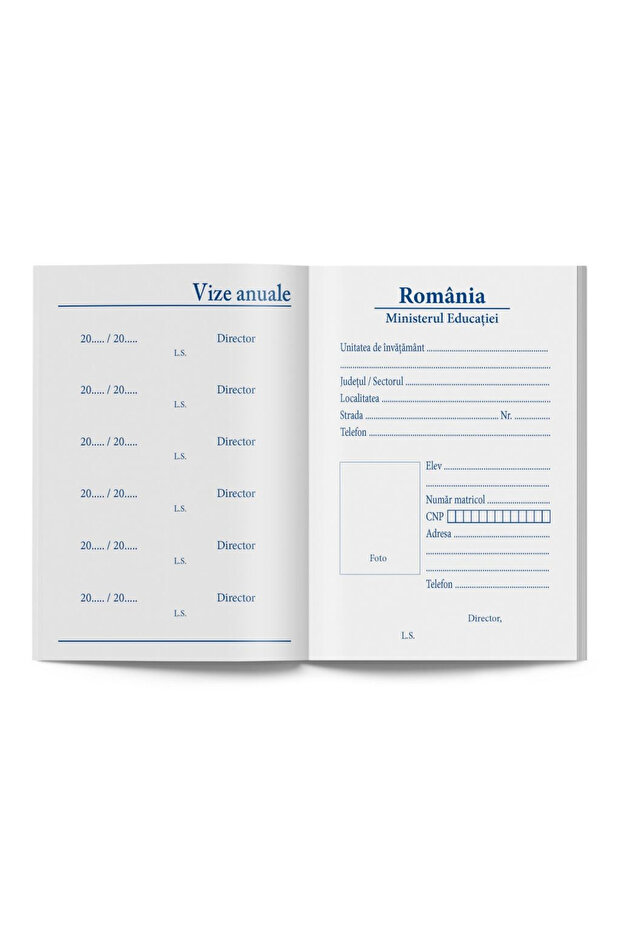 Carnet de elev pentru liceu - 2