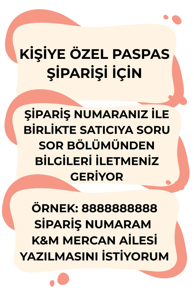 Modern Dijital Baskı Kişiye Özel Baş Harf Ve Soyisimli Hoş geldiniz Kapı Önü Paspas 70x45cm - 4