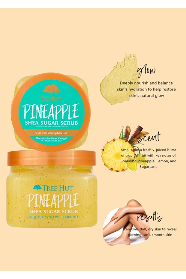Tree Hut Pineapple Shea Sugar Scrub 510g/18oz - 5