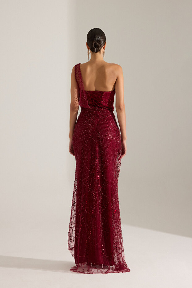 ELEANOR KIRMIZI ELBİSE - 4