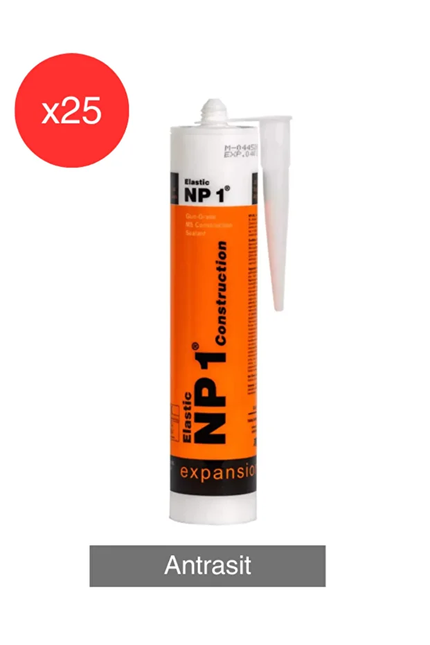 Ms Polimer 290 ml (Dış Cephe Mastiği) Antrasit 25 ad. (Koli) - 1