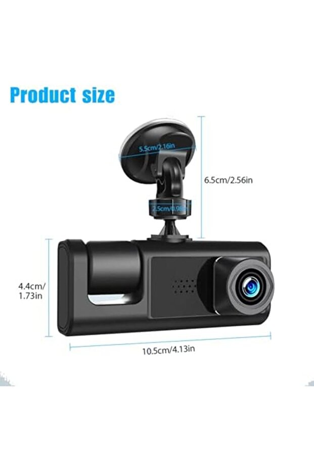 Liwankaqi Dash Cam Front and Rear, 1080P Car Camera Dash Cam with G-sensor Parking Monitor Loop Reco - 4