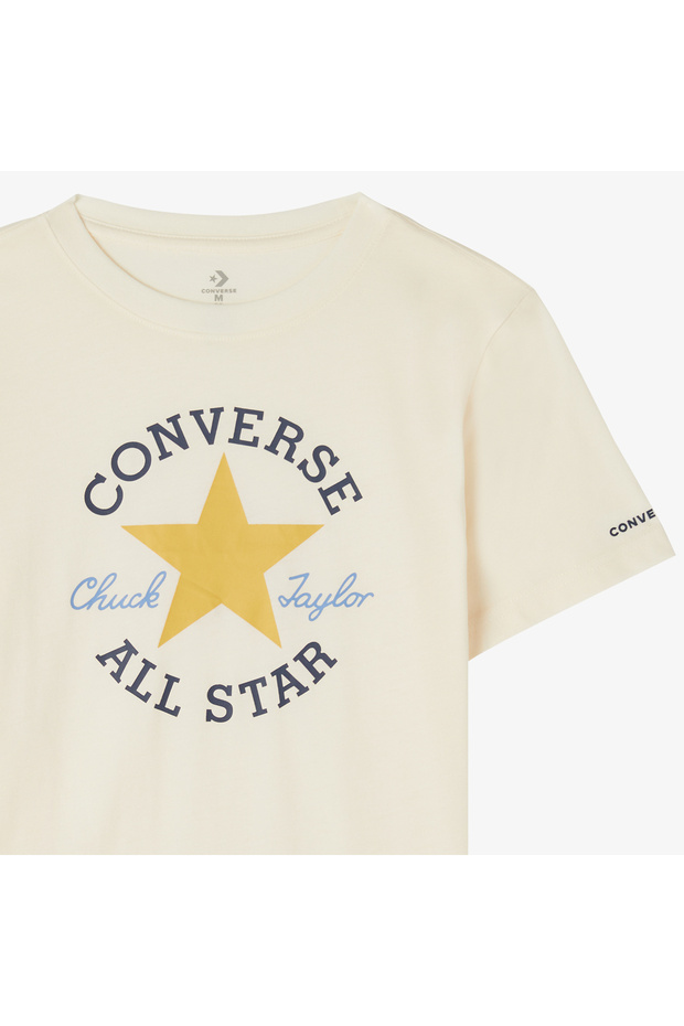 Dissected Chuck Patch Çocuk Bej T-Shirt - 2