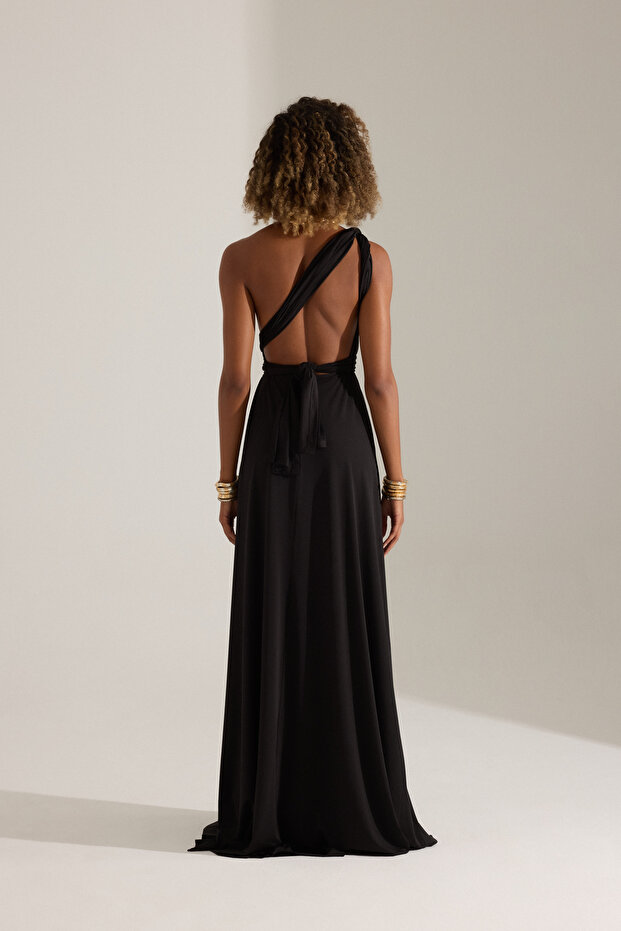 NADA SİYAH ELBİSE - 5