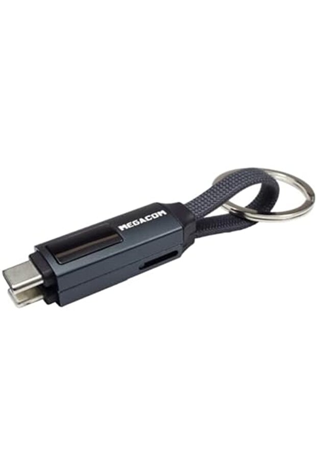 Mini 2 in 1 Cable USB C to Lightning 20W & USB C to USB C 100W Fast Charging with LED Displa - 1