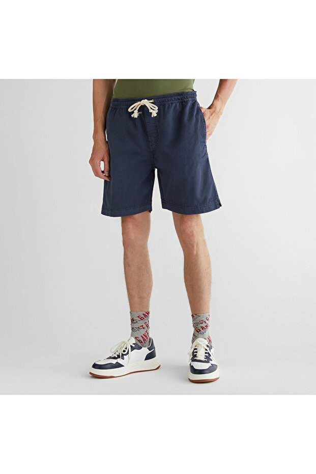 Erkek Lacivert Regular Fit Şort - 3