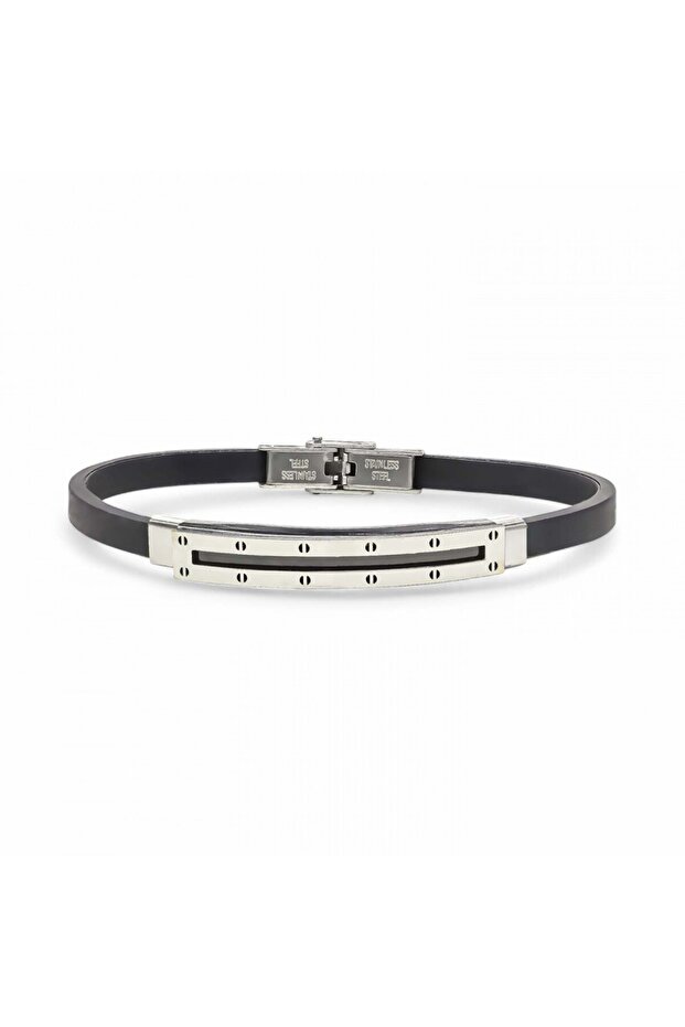 Patterned Steel Bracelet - 3