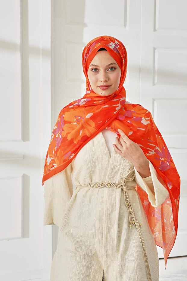 Patterned Soft Shawl 70023-07 - 6