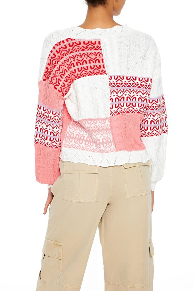 Patchwork Örgü Hırka - 3