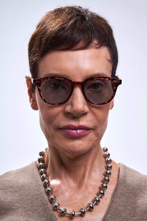 نظارات شمسية نوفا ليوبارد باللون الأزرق - 1