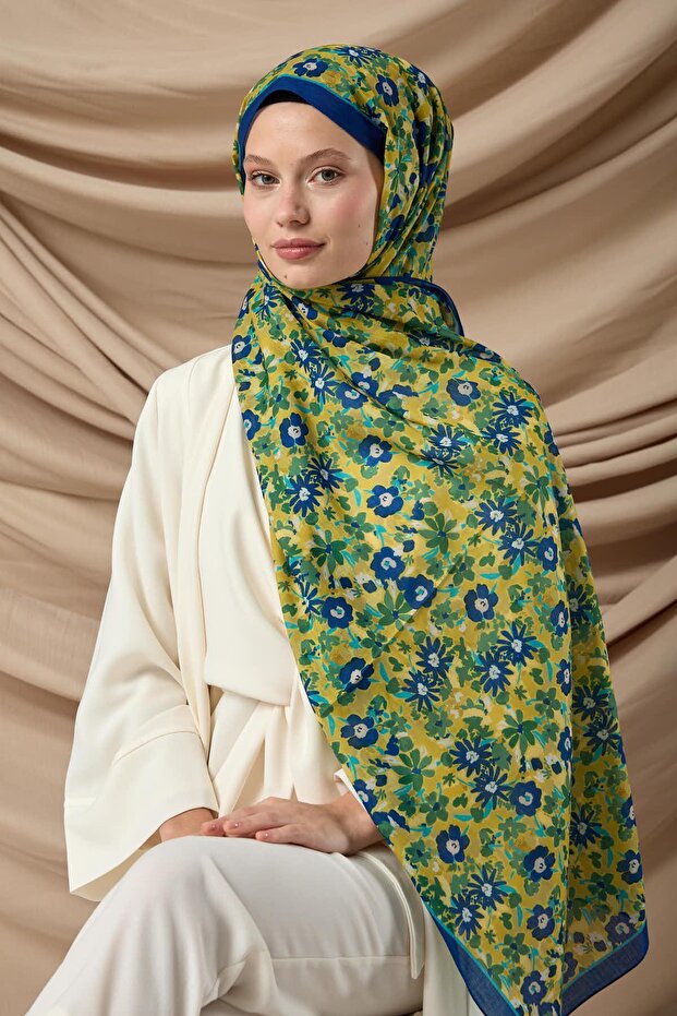 شال ناعم منقوش 70021-22 - 3