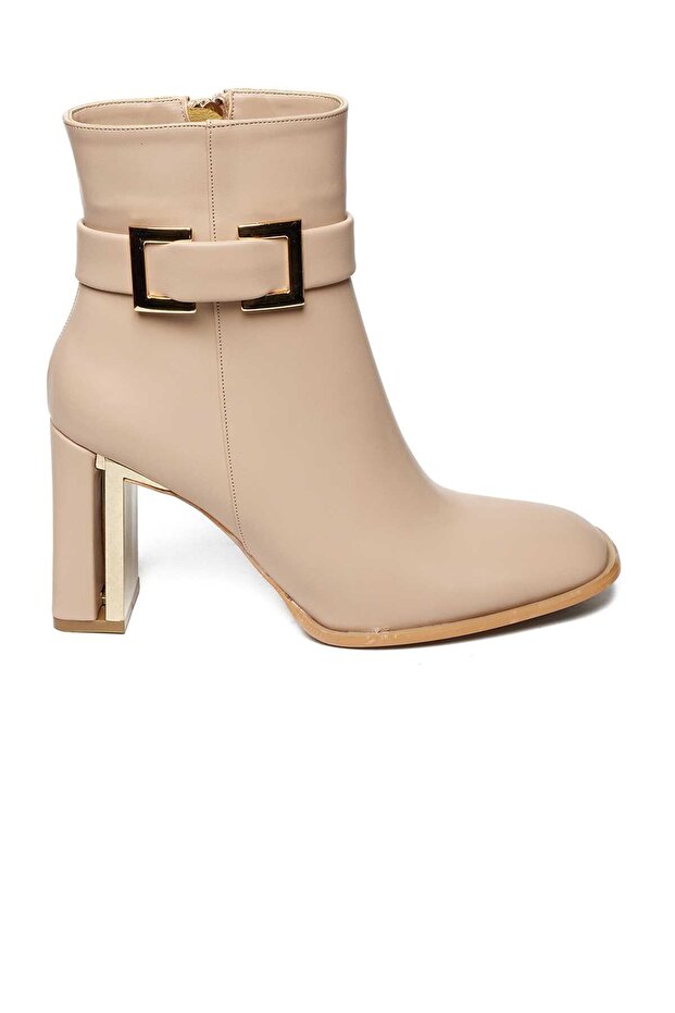 Laceless Buckle Neolite Sole Heeled Boots 281-1189 Women's Boots