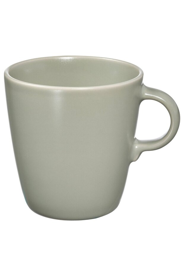 FÄRGKLAR Mug, matt green, 37 cl