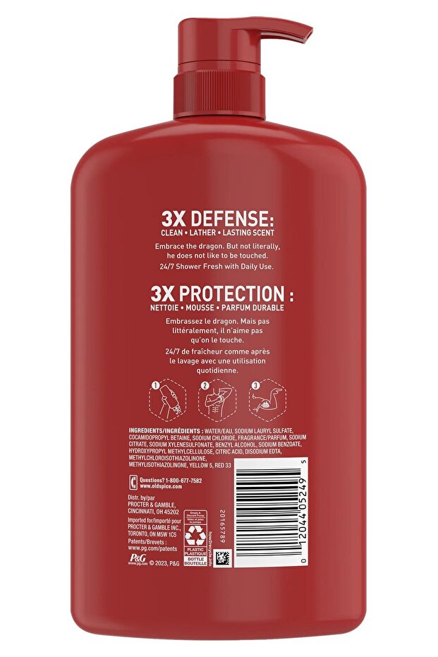 Dragonblast Duş Jeli 987ML - 2