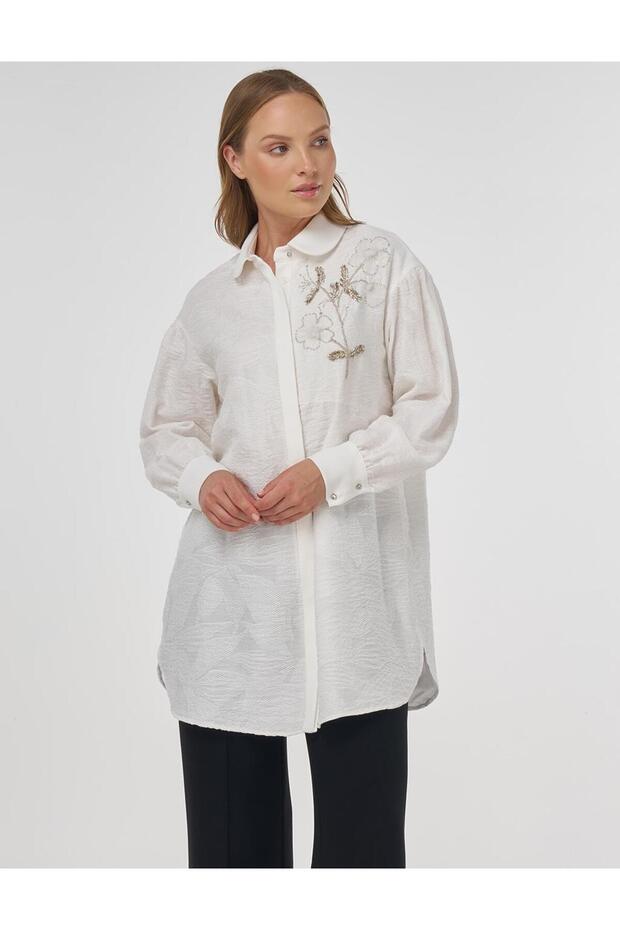 Bebe Yaka Viskon Tunik - 3