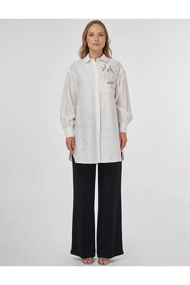 Bebe Yaka Viskon Tunik - 1