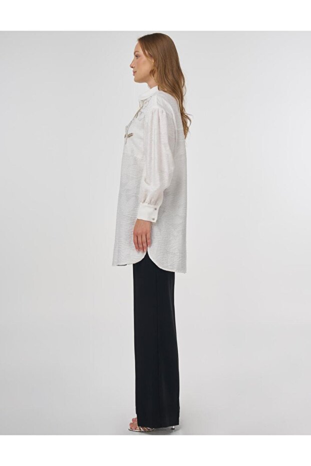 Bebe Yaka Viskon Tunik - 5