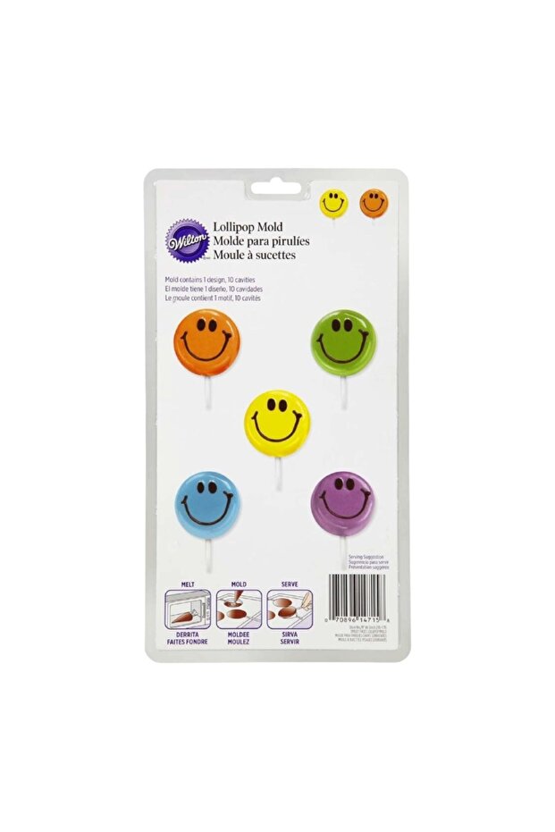 Forma ciocolata/acadele "Smiley Faces" - Wilton - 1
