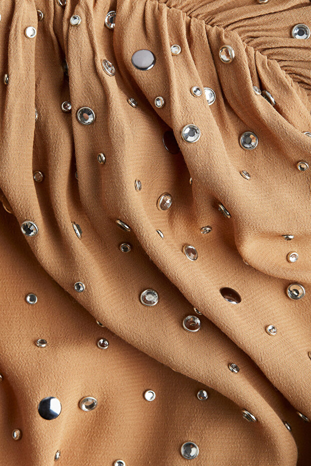 Suni Elmas İşlemeli Üst - 5