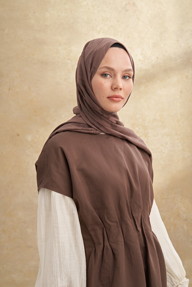 شال من الخيزران بنمط باروك - مينك غامق - 3